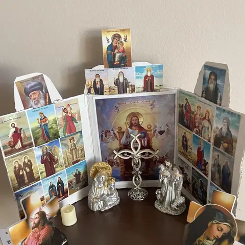 Children's artwork of the saints 4