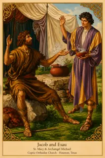 Icon of Jacob and Esau